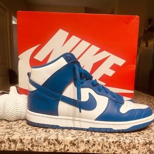 Men dunk royal blue